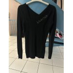 Pull col asymtrique guess noir taille 34