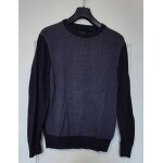 Pull col rond dockers taille m 38 bleu tres fonc et chine