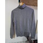 Pull col roul en coton gris jules