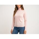 Pull col roul� rose pale taille 40 tout doux etam (taille petit)