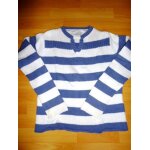 Pull col v blanc et bleu - okaïdi - 12 / 14 ans Pull col v blanc et bleu - okaïdi - 12 / 14 ans