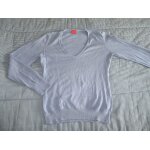 Pull col v esprit taille xl bleu clair
