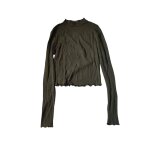 Pull court kaki taille s