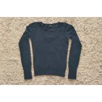 Pull court pimkie basic bleu navy taille s col v