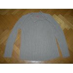 Pull cyrillus beige taille 2 en coton brut tricot
