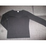 Pull etam col v noir taille 40