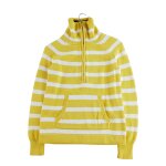 Pull femme jaune