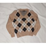 Pull femme motif losange taille l marque shein Pull femme motif losange taille l marque shein