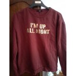 Pull femme rouge bordeau