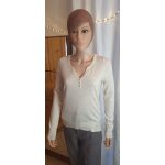 Pull fin beige mouchet  ; camaeu ; taille s