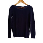 Pull fin bleu marine. etam. taille s