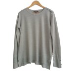 Pull fin gris. col rond. primark. taille 40 / 42