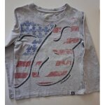 Pull fin timberland gris et imprim� devant