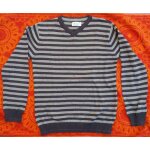 Pull gmo blog coton 12 ans marron et beige