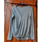 Pull gris bershka, femme, taille s / 36