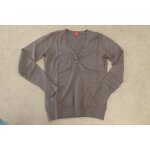 Pull gris fonc boutonn esprit - l
