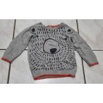 Pull gris gar�on b�b� orchestra taille 3 mois