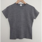 Pull gris � manches courtes. camaieu. acrylique. taille 38