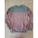 Pull gris et rouge gar�on 12 ans kiabi tr�s bon �tat