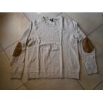 Pull h&m 272541 coton l beige coudieres marron