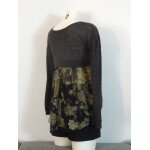 Pull léger bi matière gris anthracite - taille xs - promod Pull léger bi matière gris anthracite - taille xs - promod