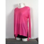 Pull léger rose plus long dans le dos et À manches longues - taille xs - h&m Pull léger rose plus long dans le dos et À manches longues - taille xs - h&m