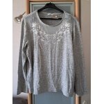 Pull lger neuf taille 46 - 48 gris brod gmo
