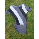 Pull long manche courte gris argent jennyfer taille s