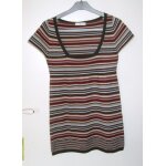 Pull long sans manche   promod  , rayure multicouleur, t38 / 40