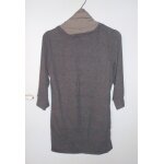 Pull manches 3 / 4 camaïeu , marron et beige, t2 Pull manches 3 / 4 camaïeu , marron et beige, t2