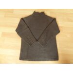Pull manches longues col chemine marron - sergent major - 8 ans