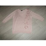 Pull morgan rose poudr carrs strass taille l tbe
