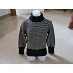 Pull noir et blanc taille 3 soit 38 camaieu