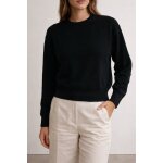 Pull noir col rond taille unique laine angora les tricots caroll neuf