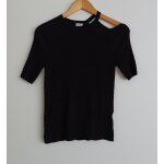 Pull noir epaule decouverte. manches courtes. pimkie. taille 36 / 38