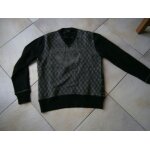 Pull noir et gris taille m marque zara col en v en trs bon tat
