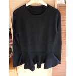 Pull en noir, taille : s : 36