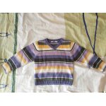 Pull oka�di violet multicolore 2 ans