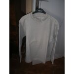 Pull oxbow manches longues 53% polyester, 31% coton, 16%acrylique l gris