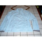 Pull type polaire bleu clair col montant avec fermeture Éclair quechua décathlon taille 16 ans Pull type polaire bleu clair col montant avec fermeture Éclair quechua décathlon taille 16 ans