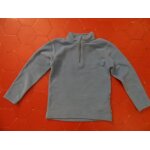 Pull polaire polyester bleu quechua