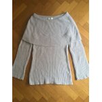 Pull promod col chale taille 2 gris perle Pull promod col chale taille 2 gris perle