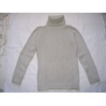 Pull promod , col roul gris clair, taille s