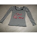 Pull promod rayé noir et blanc  ; just for me ; m tbe Pull promod rayé noir et blanc  ; just for me ; m tbe