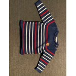 Pull rayé bleu / blanc / rouge little marcel Pull rayé bleu / blanc / rouge little marcel