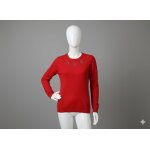 Pull rouge avec strass taille 1 100 % merino alain manoukian