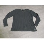 Pull schott gris mailles cteles taille xl tbe