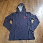 Pull sweat avec capuche bleu marine tape  l'?il taille 10ans