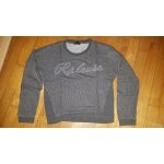 Pull sweat femme manches longues gris fonc motif raleuse gris clair jennyfer taille s ou 36 ou 16 ans ...