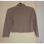 Pull sweat - shirt court camel s. neuf